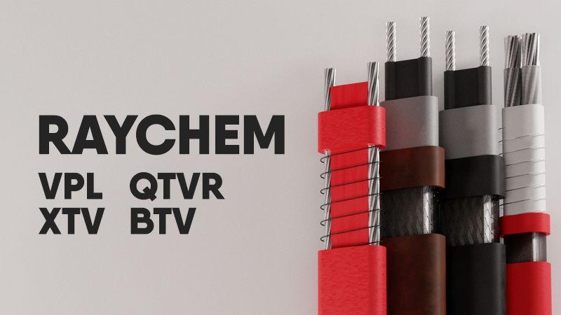 Саморегулирующийся кабель Raychem для промышленного обогрева